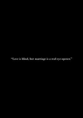 Love and Marriage Quote