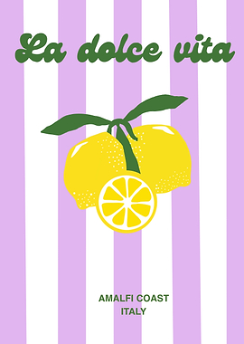 La dolce vita Amalfi Coast lemons