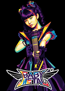 BABYMETAL Su-metal Pop Art Portrait