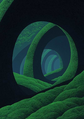 Green Tunnel Landscape