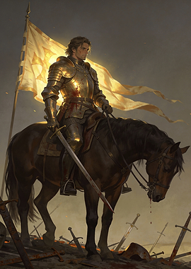 Knight on Horseback After Battle