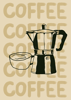 Coffee Corner Illustration