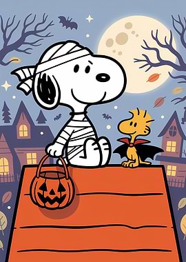 Snoopy and Woodstock Halloween