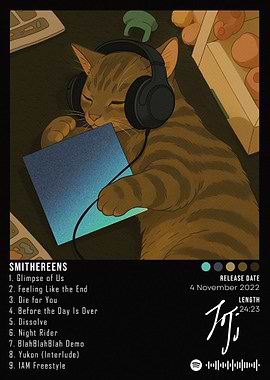 Smithereens album cover with cat