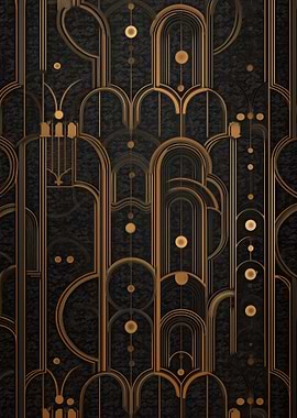 Art Deco Geometric Pattern