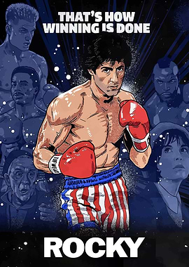 Rocky Movie Poster Art