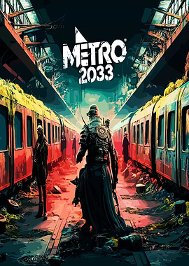 Metro 2033 Post-Apocalyptic Train Station