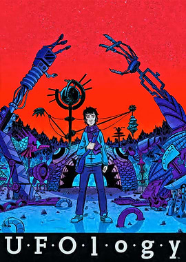 Ufology Comic Book Cover Art