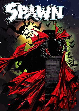 Spawn Comic Book Cover Art