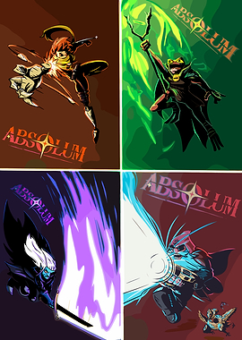 Absolum Characters Collage