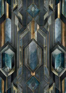 Art Deco Geometric Pattern