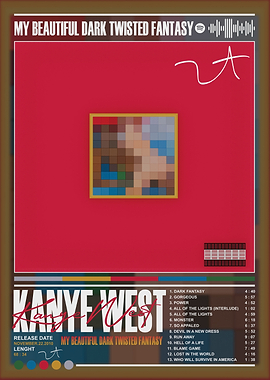Kanye West - Twisted Fantasy Album Cover