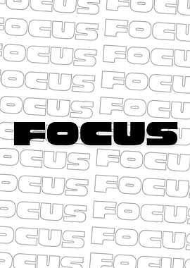 Focus Text Art