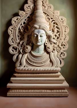 Ancient indian stone sculpture