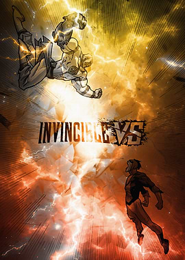 Invincible VS Comic Book Cover