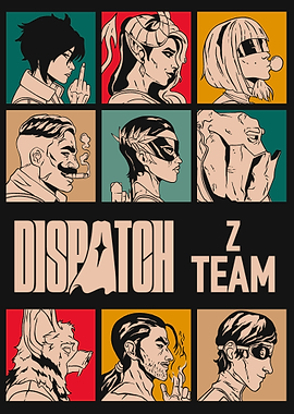 Dispatch Z Team Character Grid