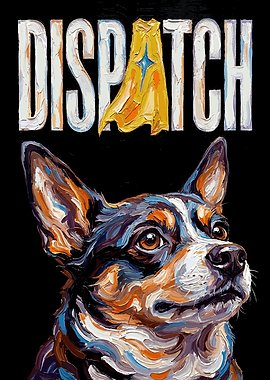 Dispatch Dog Painting