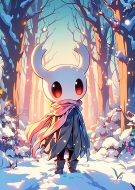 Hollow Knight in Winter Wonderland