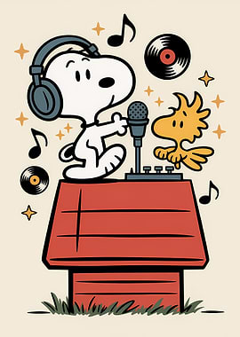 Snoopy and Woodstock Music Session