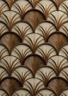 Art Deco Fan Pattern