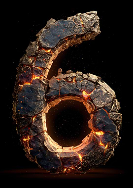 Fiery Stone Number Six
