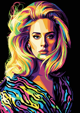 Adele Pop Art Portrait