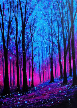 Enchanted Forest Painting