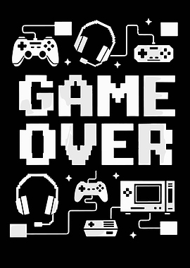 Game Over Pixel Art