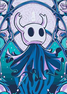 Hollow Knight stylized digital art
