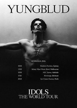 Yungblud Idols World Tour Poster