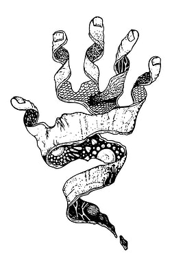 Abstract Hand Illustration