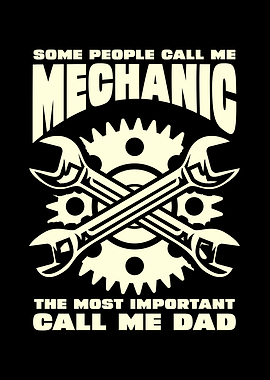 Mechanic Dad Graphic