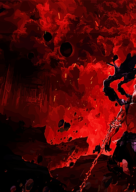 Red Hellscape Warrior