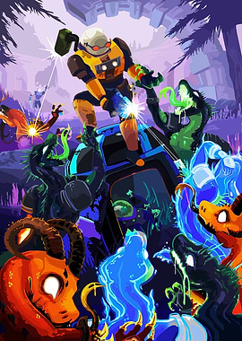 Risk of Rain 2 Cover Art