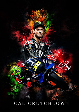 Cal Crutchlow on Motorcycle