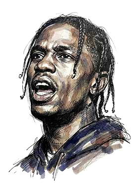 Travis Scott Portrait