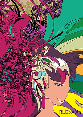 Abstract Blossom Portrait