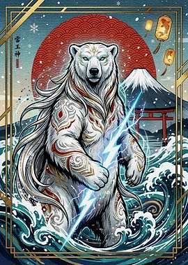 Polar Bear with Thunder