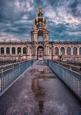 Zwinger Palace Reflection