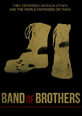 Band of Brothers Minimalist Poster