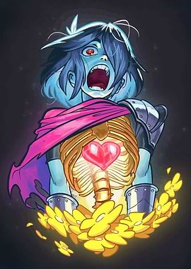 Kris Deltarune Heart Soul