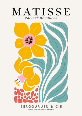 MATISSE | Deux fleurs jaunes