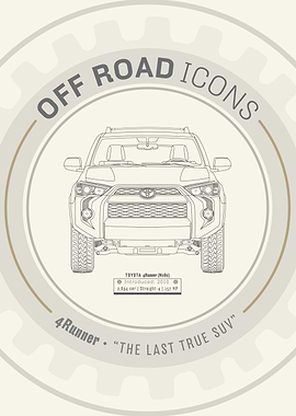 Toyota 4Runner - wheel badge