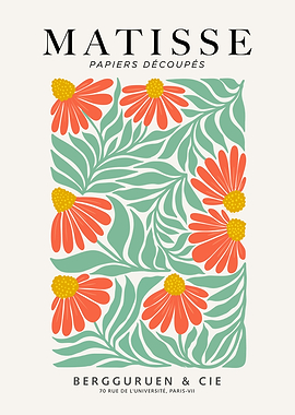 MATISSE | Sept fleurs orange
