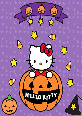 Hello Kitty Halloween Pumpkin