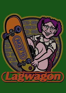 Lagwagon May 16 Skateboard Art