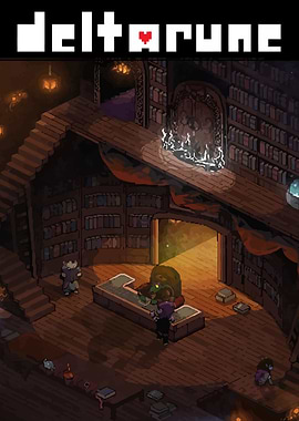 Deltarune Bookstore Scene