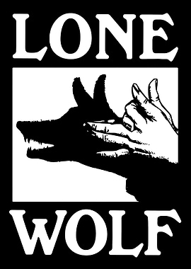 Lone Wolf Shadow Puppet