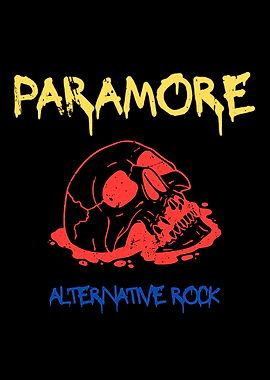 Paramore Alternative Rock Skull