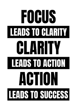 Focus Leads to Clarity